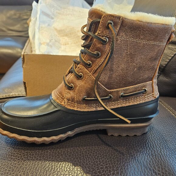 Sperry Decoy Shearling Boot NIB Brwn main image 10